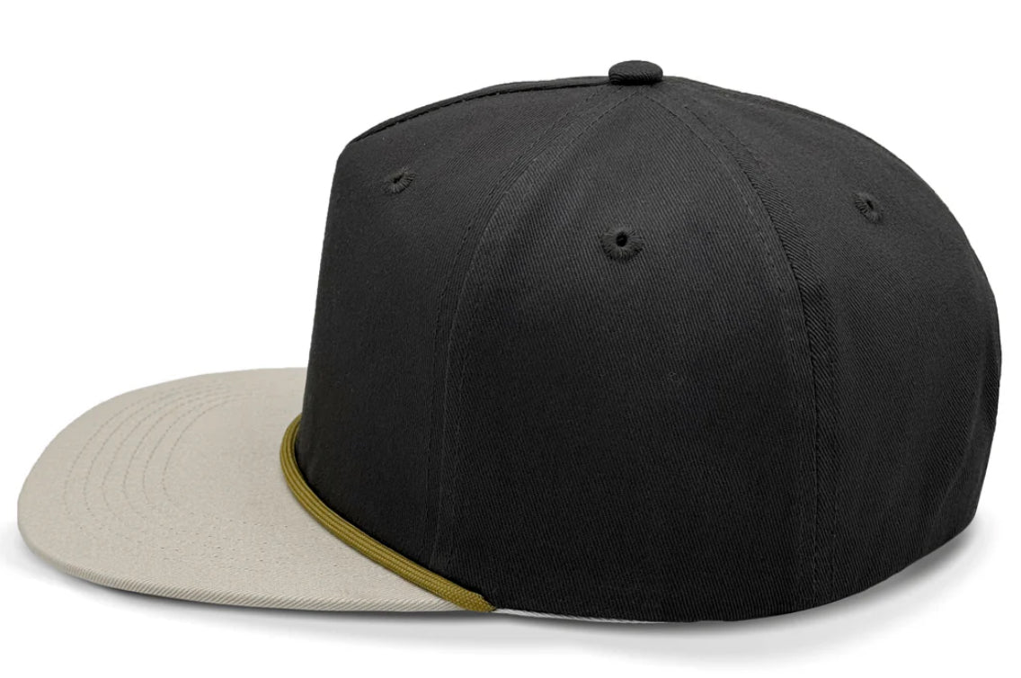 Fighting Bucks Leather Patch Rope Hat