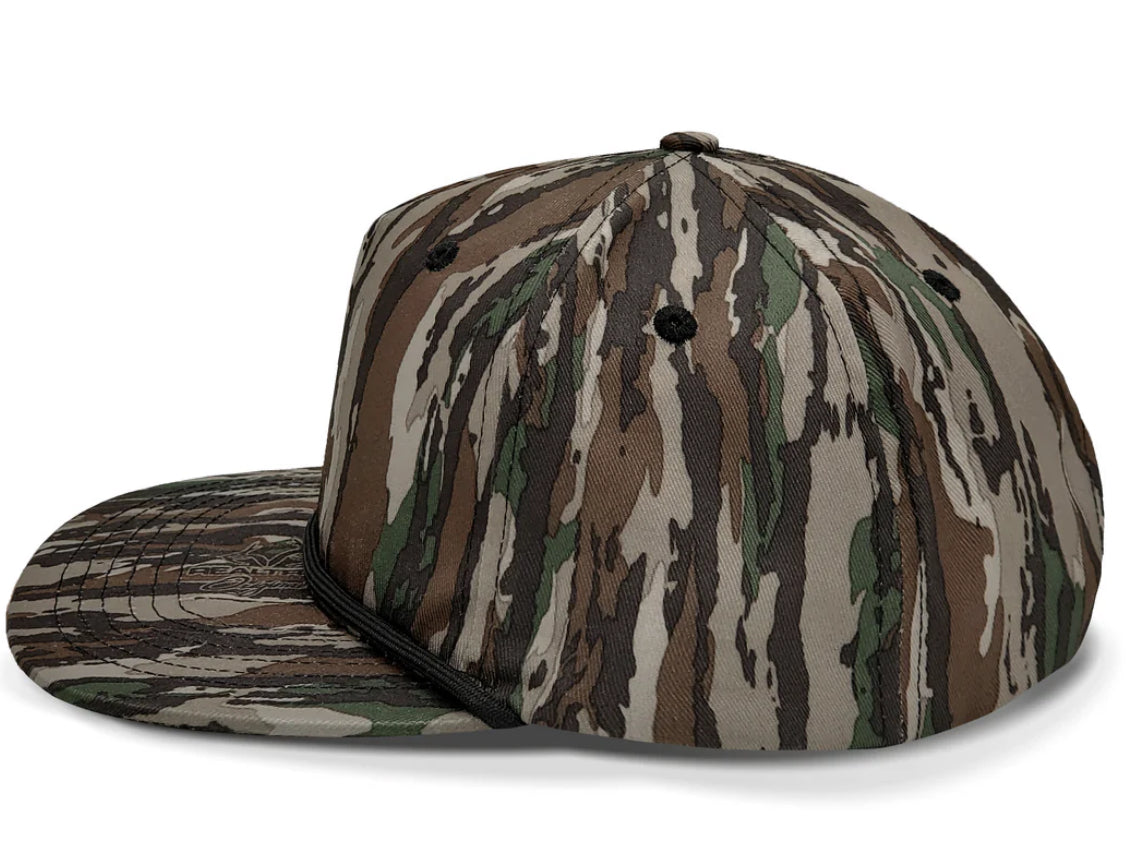 Fighting Bucks Leather Patch Rope Hat