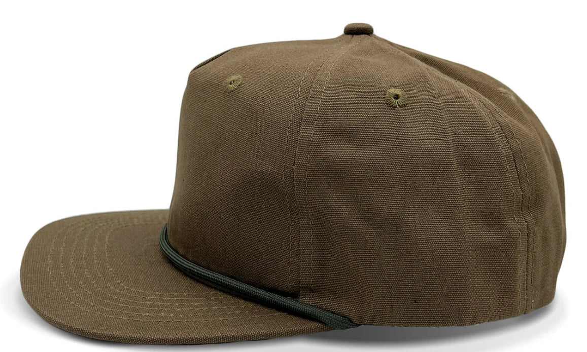 Fighting Bucks Leather Patch Rope Hat