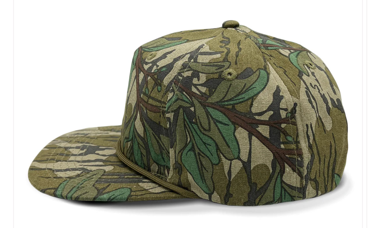 Fighting Bucks Leather Patch Rope Hat
