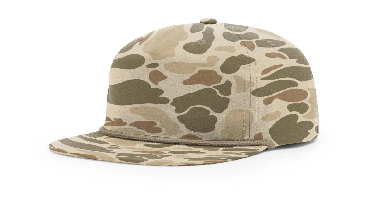 Fighting Bucks Leather Patch Rope Hat