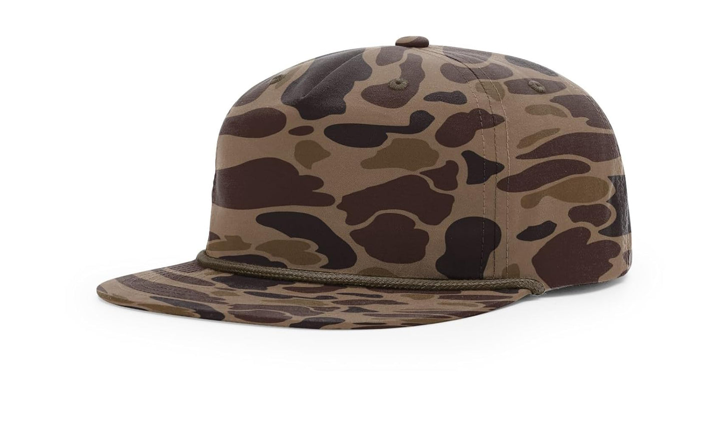 Fighting Bucks Leather Patch Rope Hat