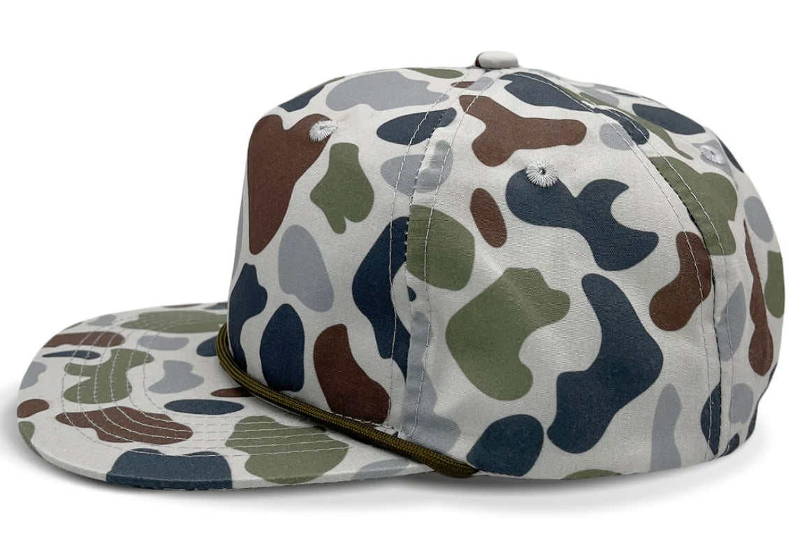 Fighting Bucks Leather Patch Rope Hat