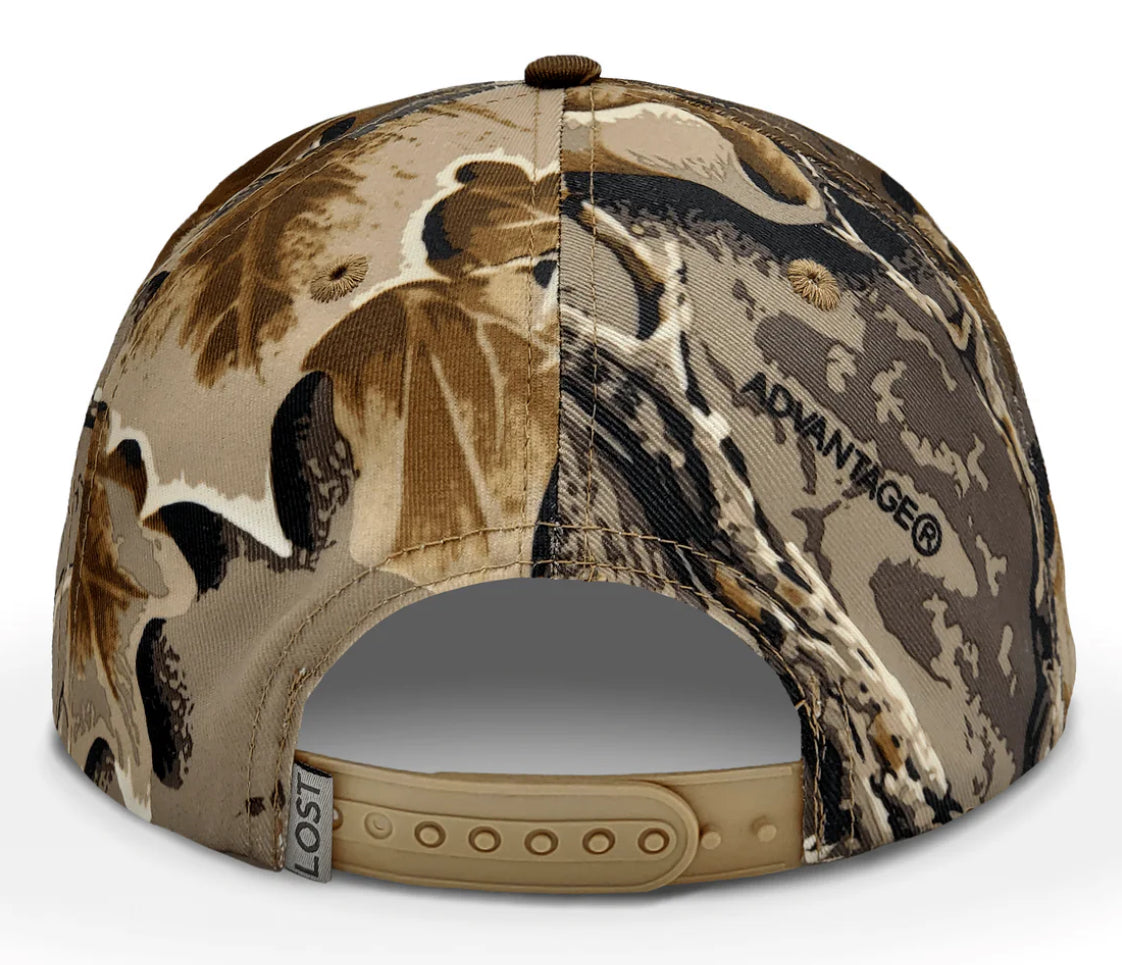 Square Deer Shed Leather Patch Rope Hat