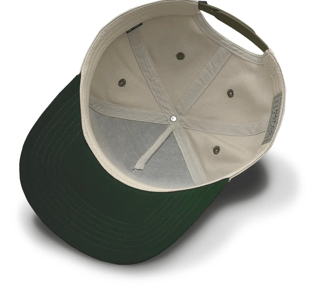 Buck Track Leather Patch Hat