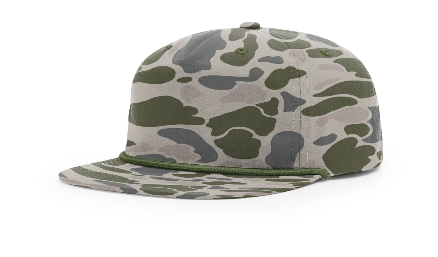 Flying Mallard Leather Patch Hat