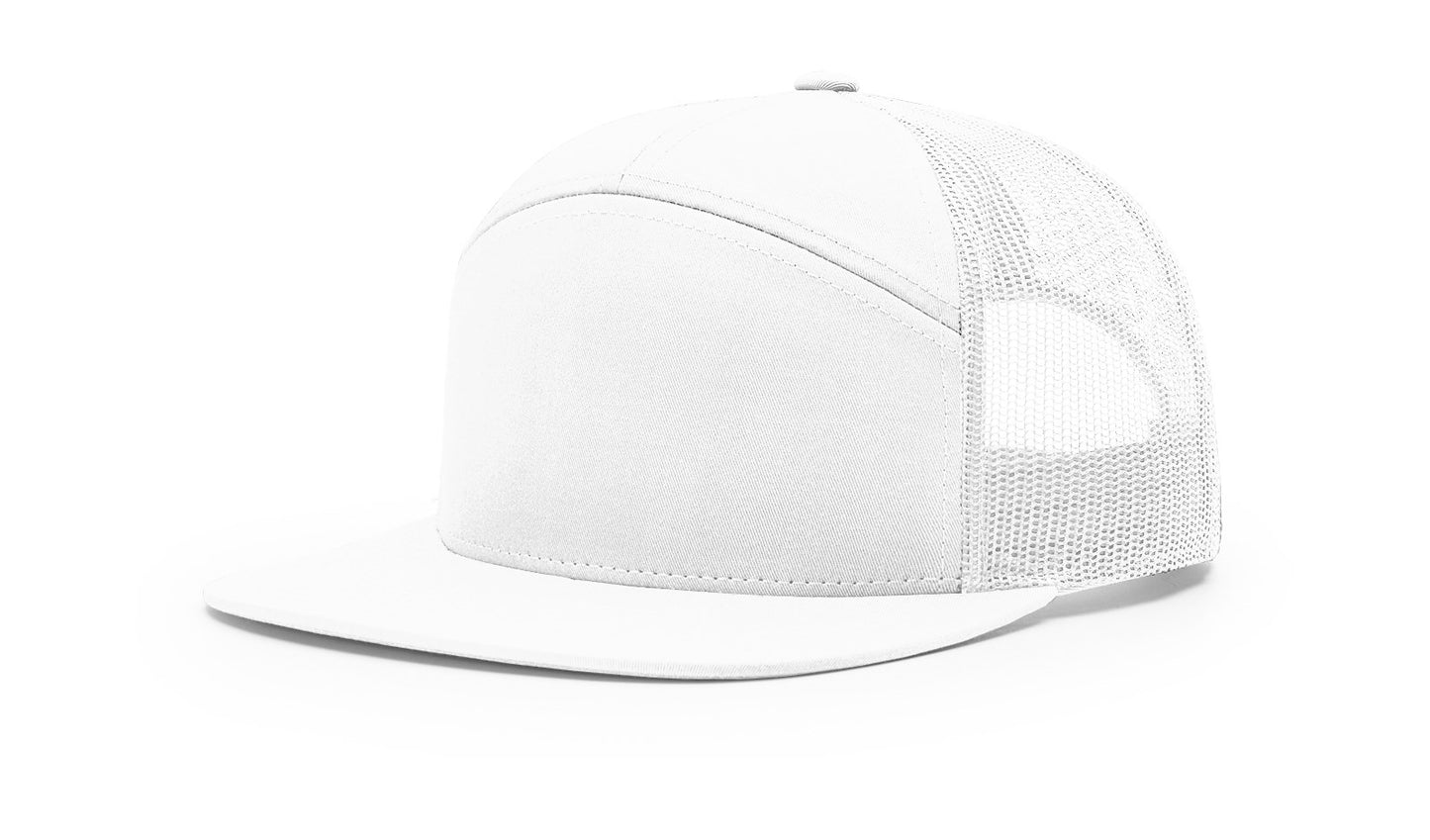 Custom Logo Richardson 168/168P-Lost Hat Co Sa7age 7 Panel Flat Bill