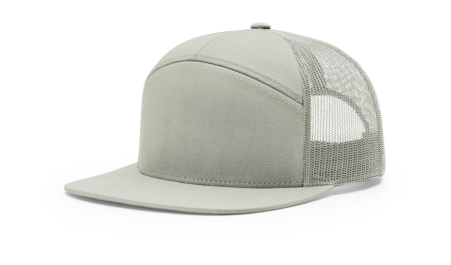 Custom Logo Richardson 168/168P-Lost Hat Co Sa7age 7 Panel Flat Bill