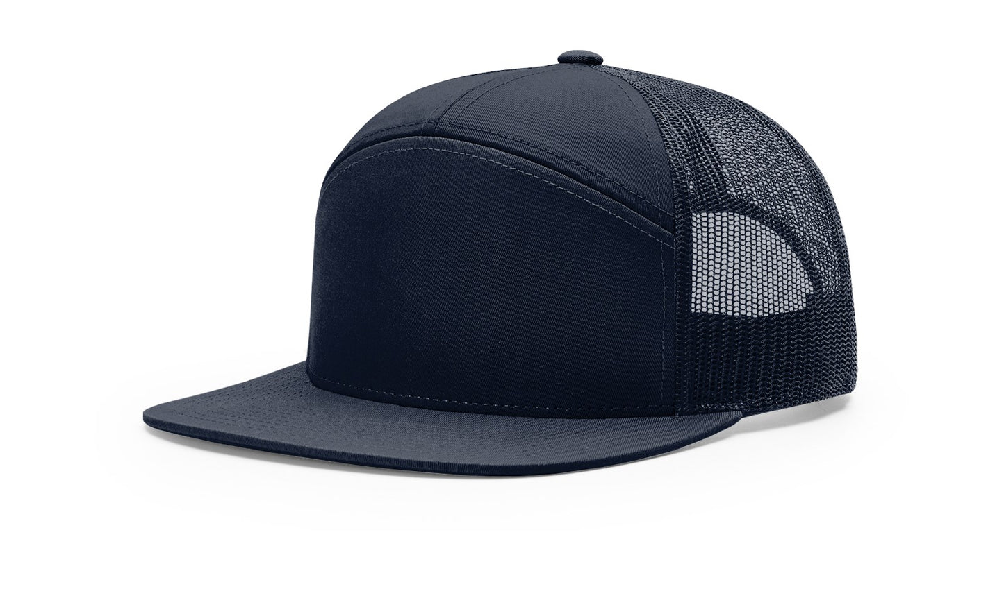Custom Logo Richardson 168/168P-Lost Hat Co Sa7age 7 Panel Flat Bill