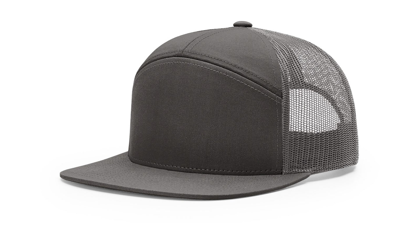 Custom Logo Richardson 168/168P-Lost Hat Co Sa7age 7 Panel Flat Bill