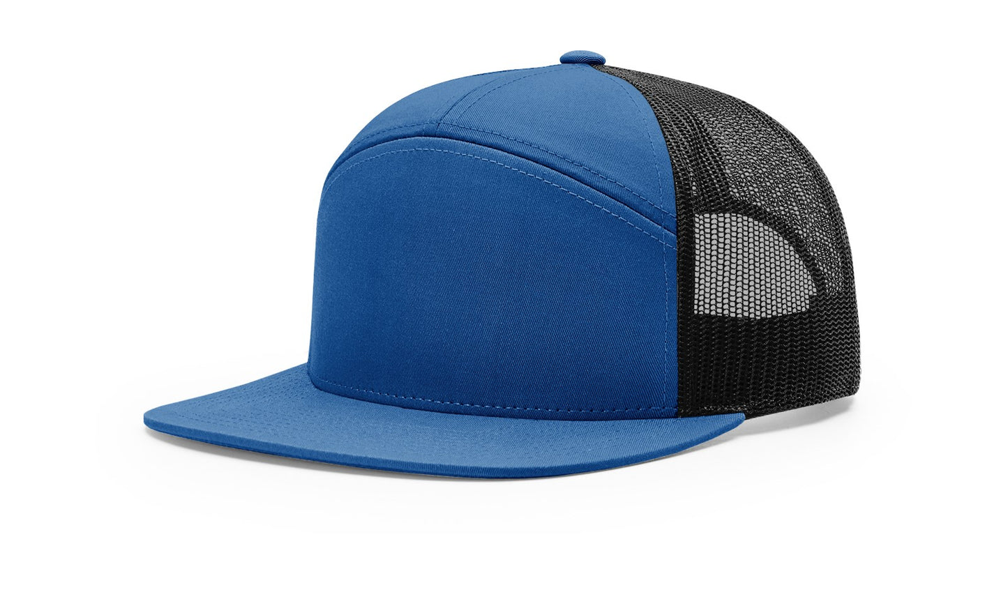 Custom Logo Richardson 168/168P-Lost Hat Co Sa7age 7 Panel Flat Bill