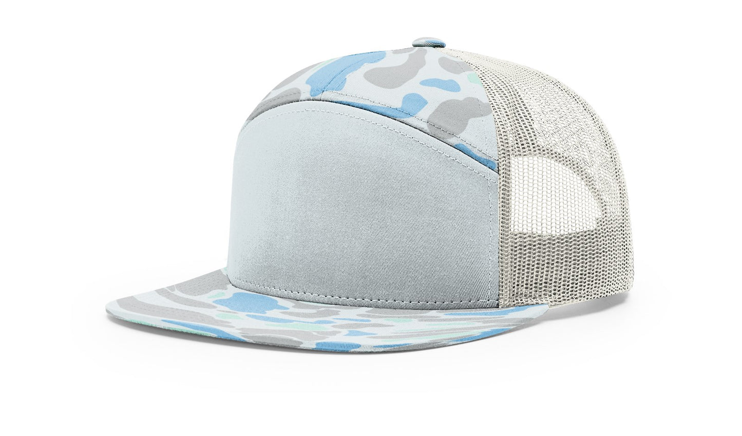 Custom Logo Richardson 168/168P-Lost Hat Co Sa7age 7 Panel Flat Bill