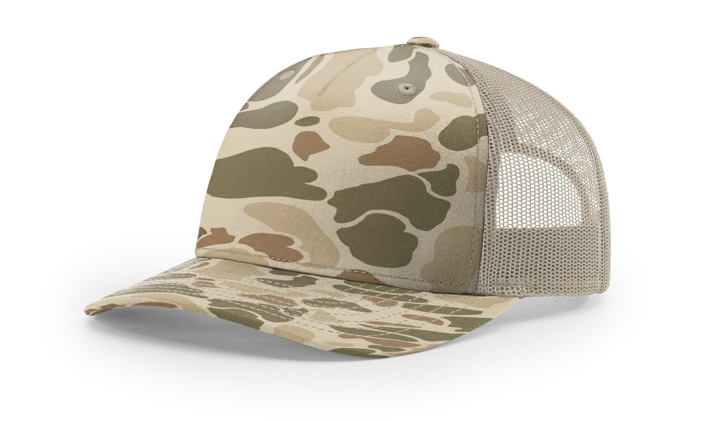 Papaw Deer Antler Leather Patch Hat