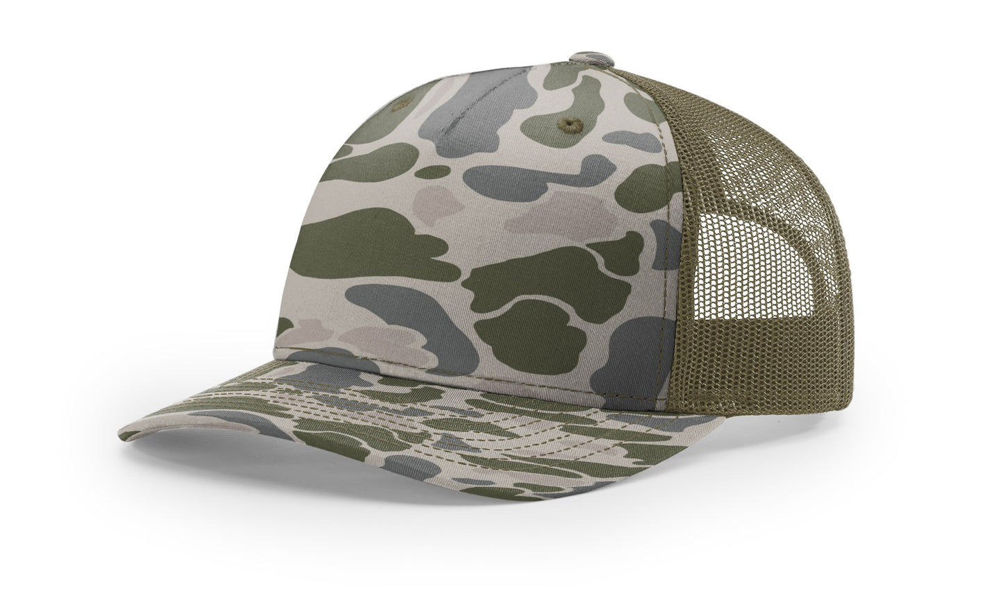 Papaw Deer Antler Leather Patch Hat