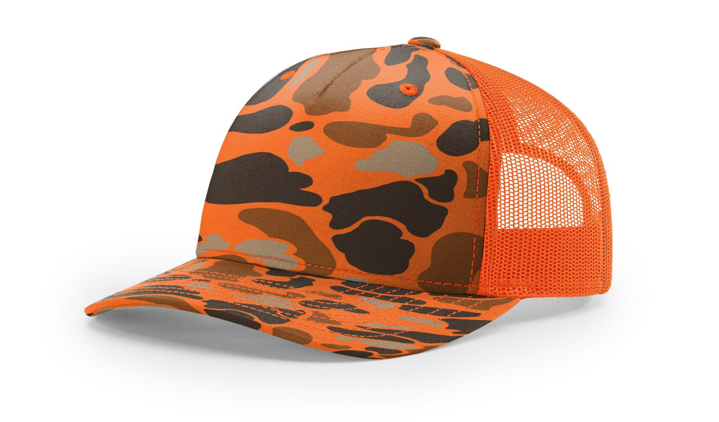 Papaw Deer Antler Leather Patch Hat