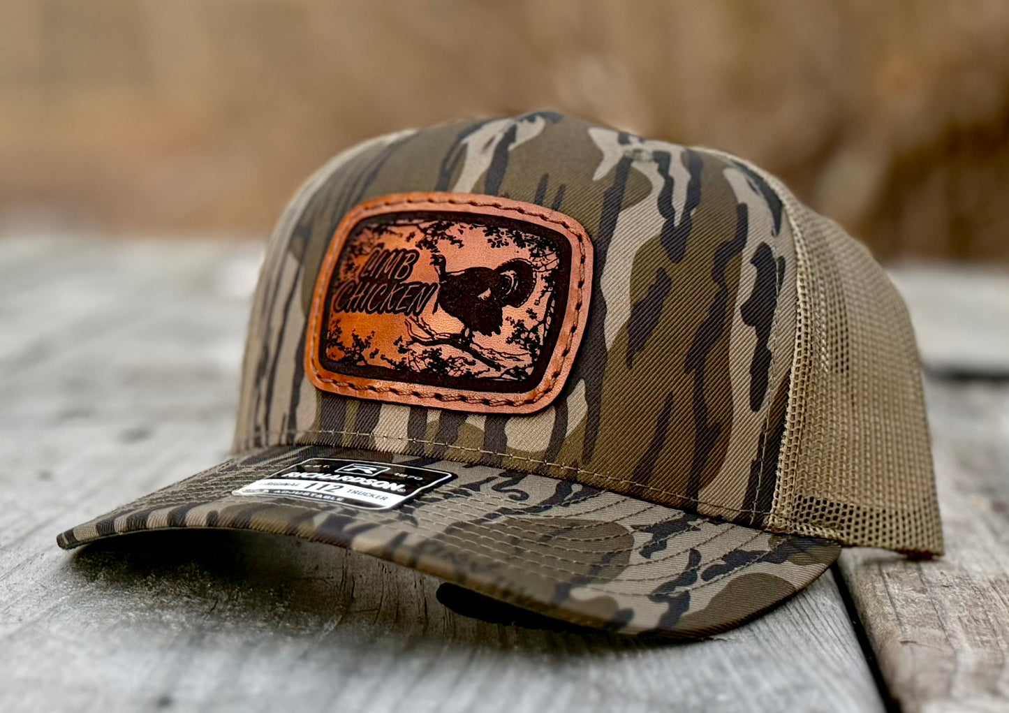 Limb Chicken Leather Patch Hat