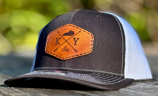KY Leather Patch Hat