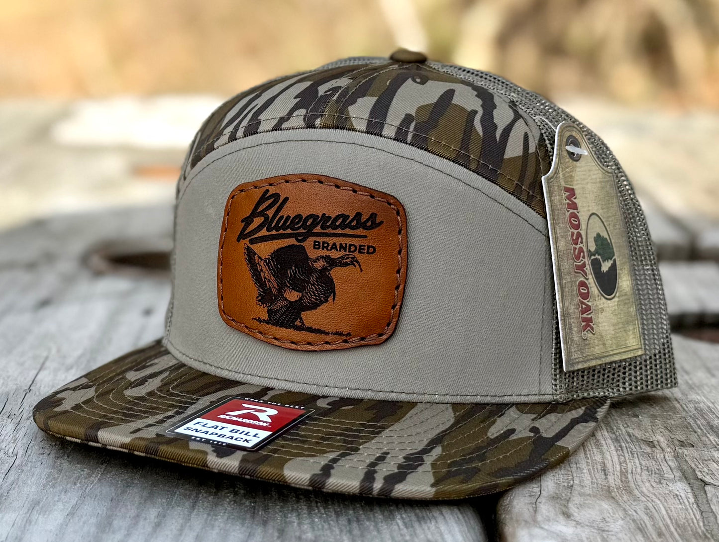 Bluegrass Gobbler 168 Leather Patch Hat