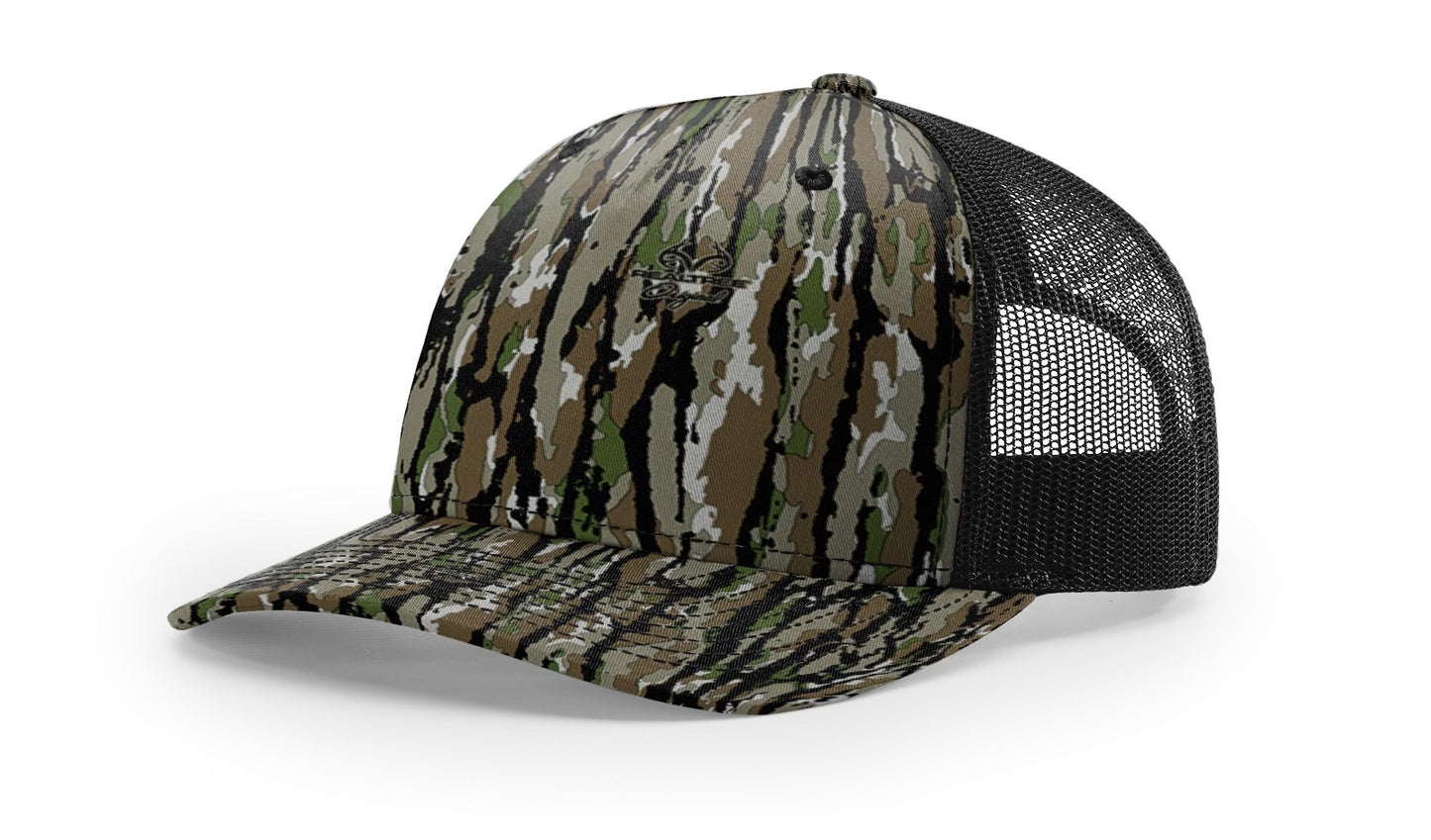 Squirrel Hunting Bluegrass Branded Leather Patch Hat