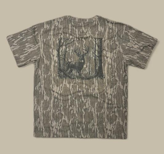Forest Buck Mossy Oak Washed Bottomland Short Sleeve Tee