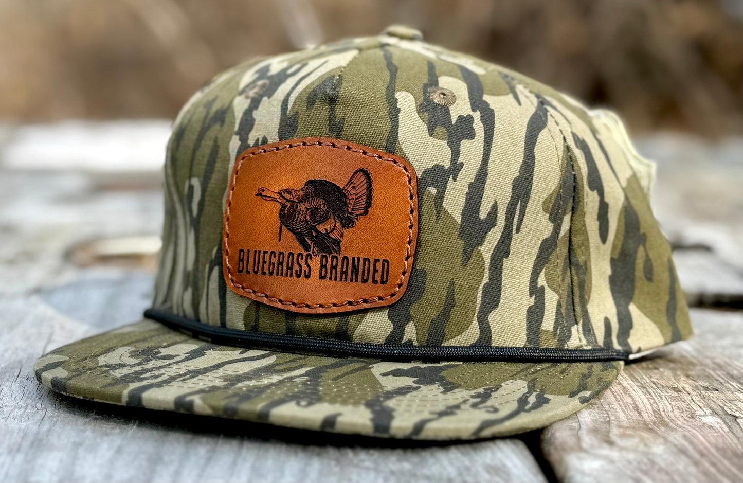 Bluegrass Branded Gobbler Leather Patch Hat