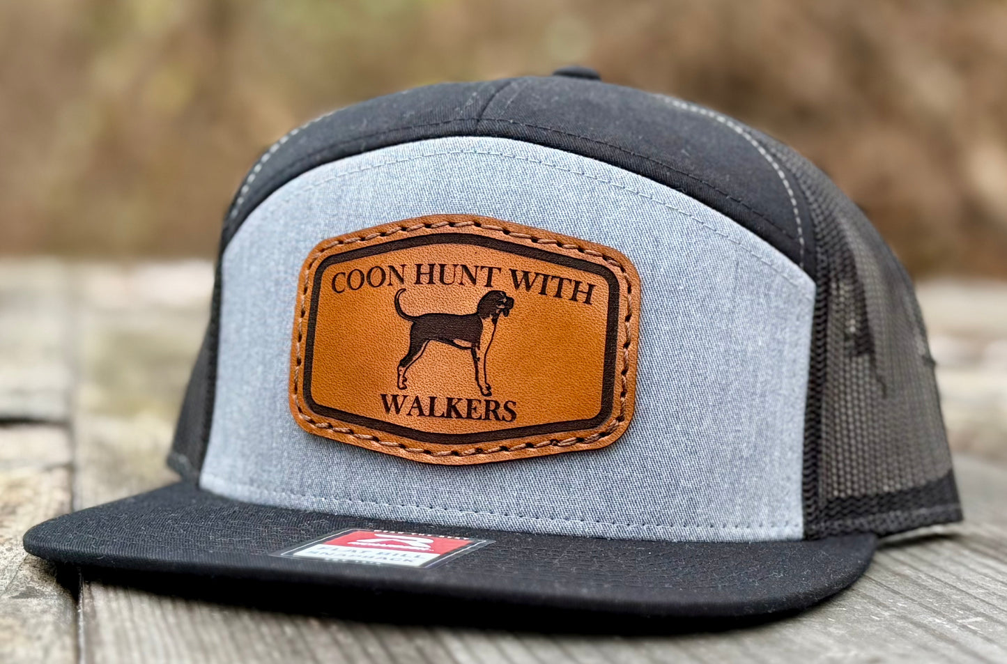 Coon Hunt With Walkers Leather Patch Hat