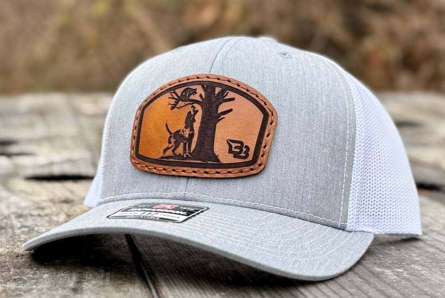 Coon Hunter Leather Patch Hat Richardson 112