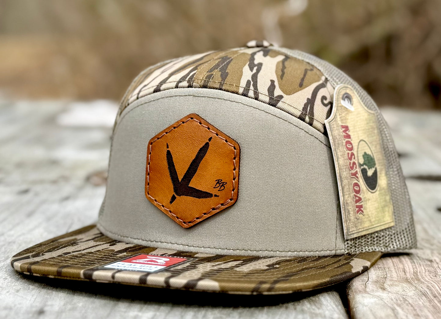Turkey Track BB Leather Patch
