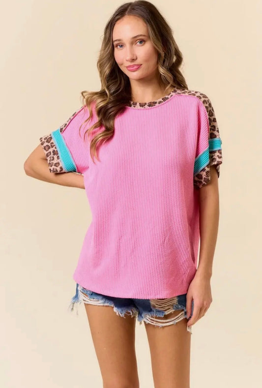 Hints of Leopard Top