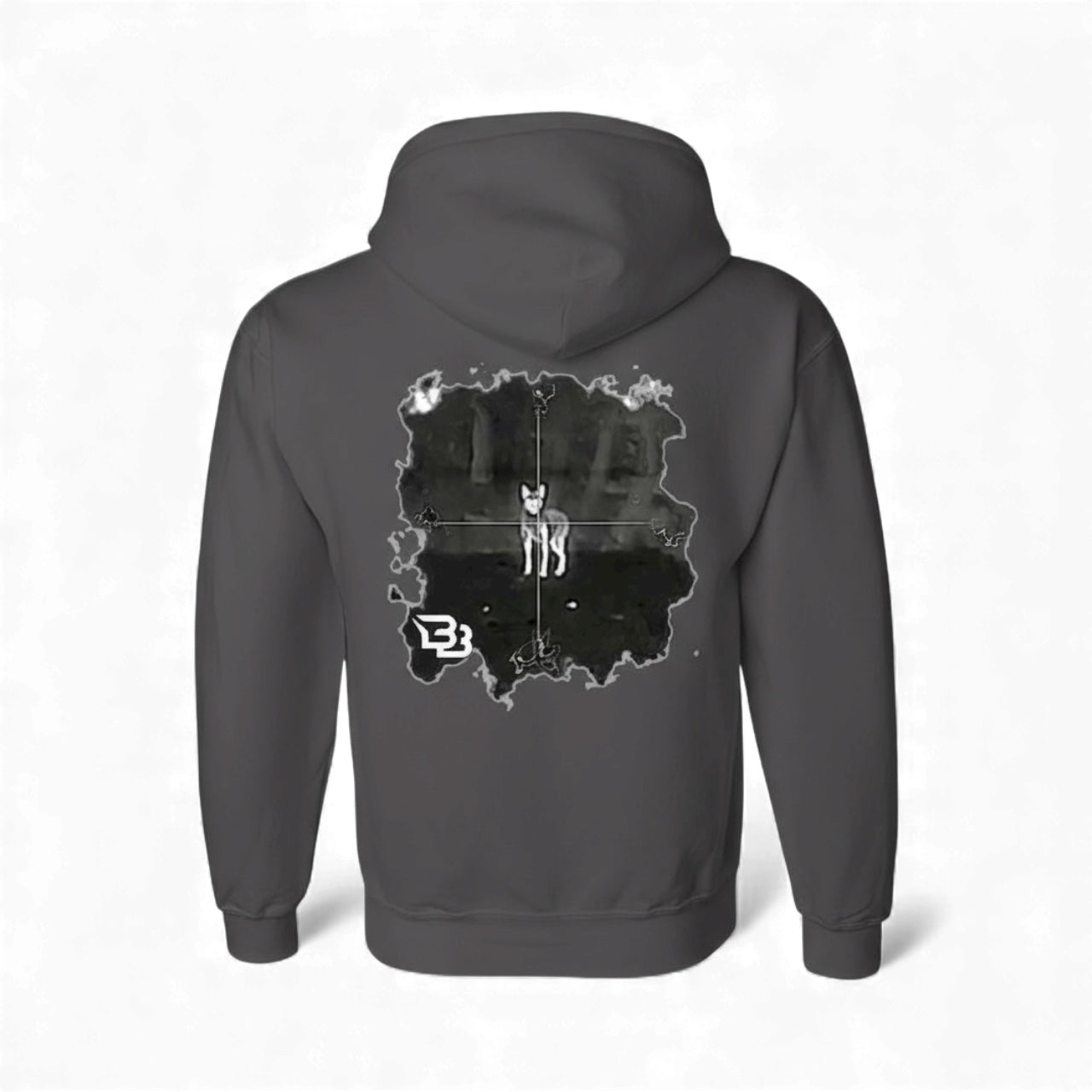 Charcoal Thermal Coyote Hoodie