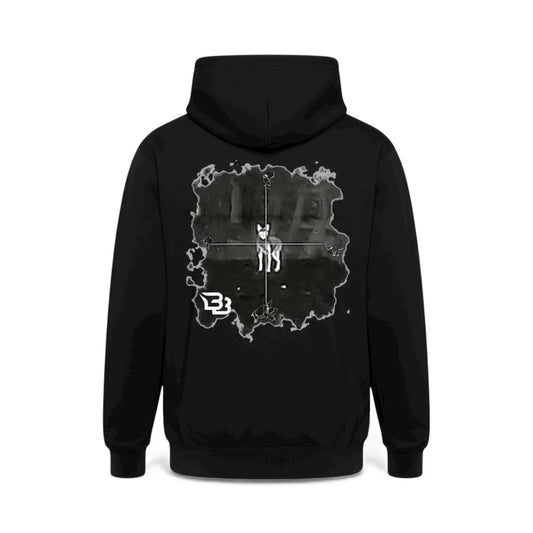 Black Thermal Coyote Hoodie