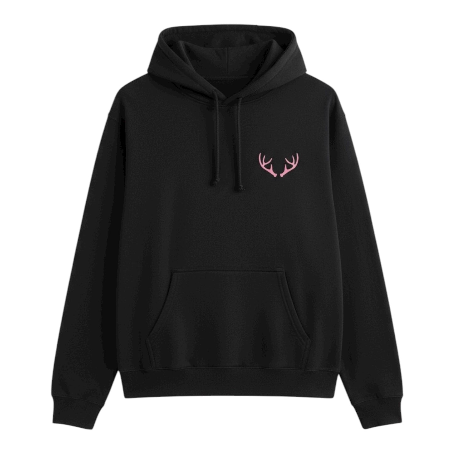 Walking Buck Pink Logo Hoodie