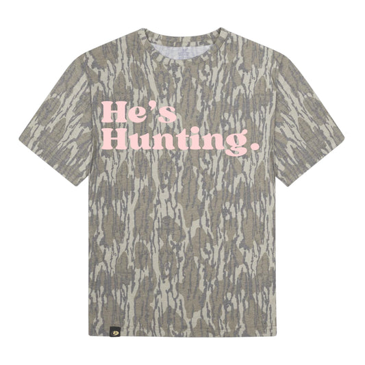 He’s Hunting Washed Bottomland Tee