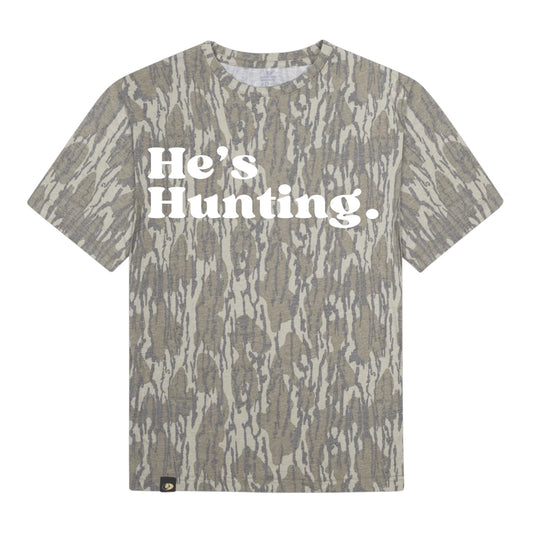 He’s Hunting Washed Bottomland Tee