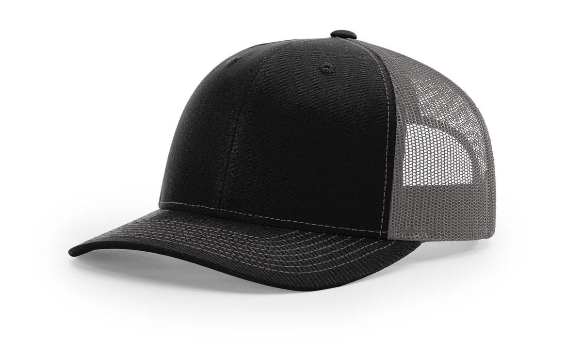 Cut Out Deer Track Logo Leather Patch Hat Richardson 112