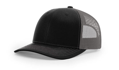 Cut Out Deer Track Logo Leather Patch Hat Richardson 112