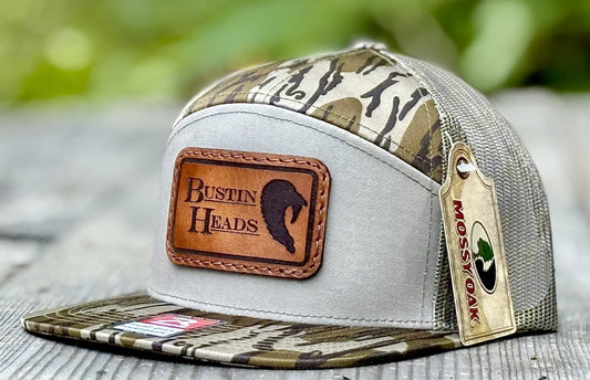 Bustin Heads Leather Patch 7 Panel
